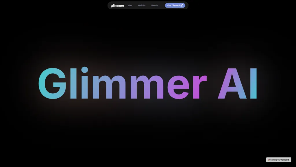 Glimmer 官网截图