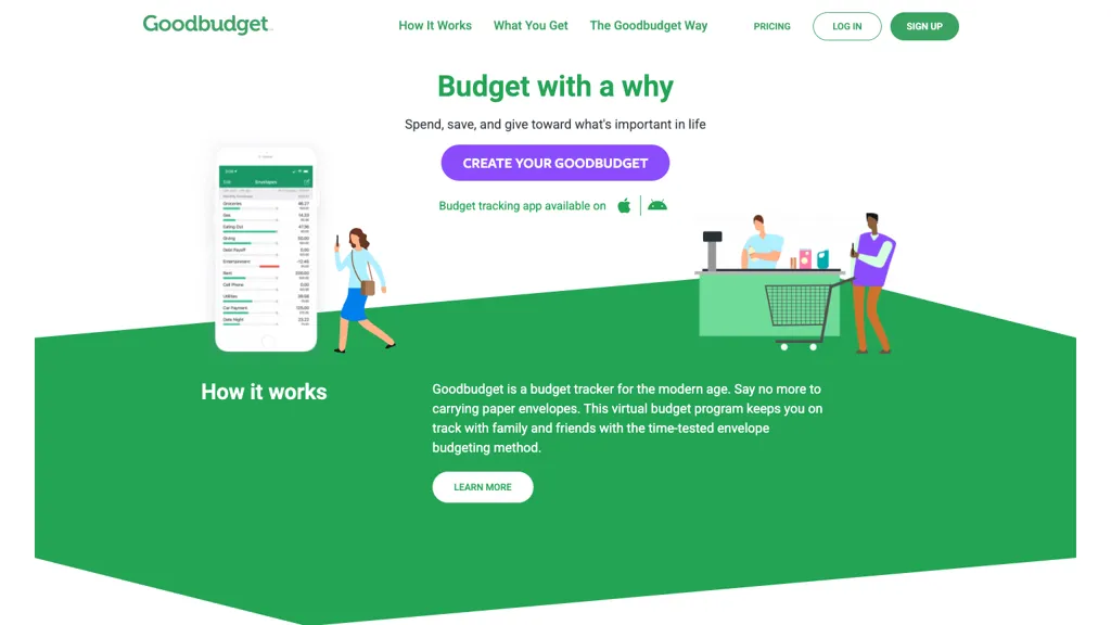 GoodBudget 工具截图