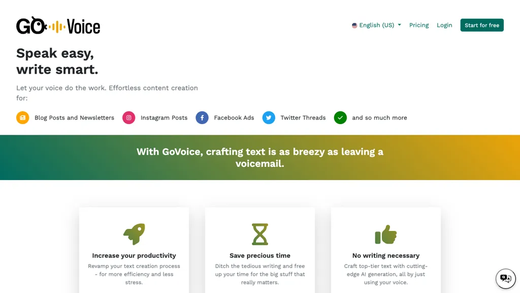 GoVoice 工具截图