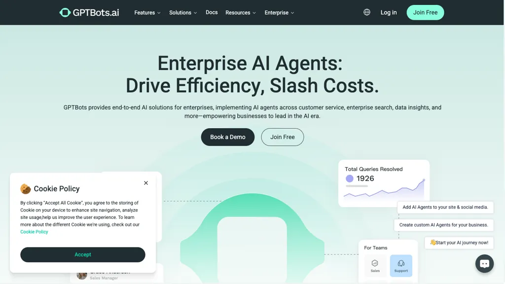 GPTBots.AI 工具截图