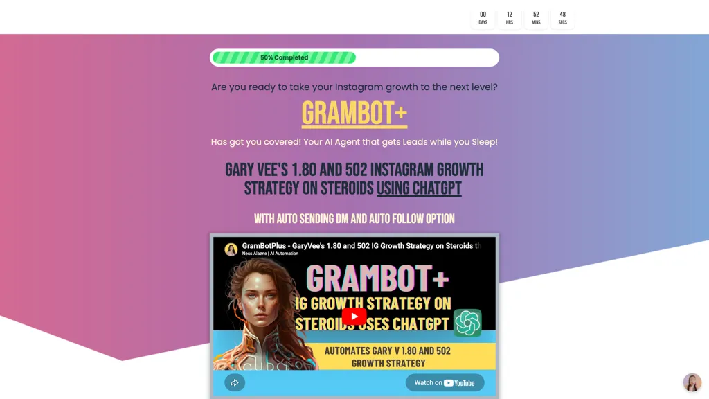 GramBotPlus 官网截图
