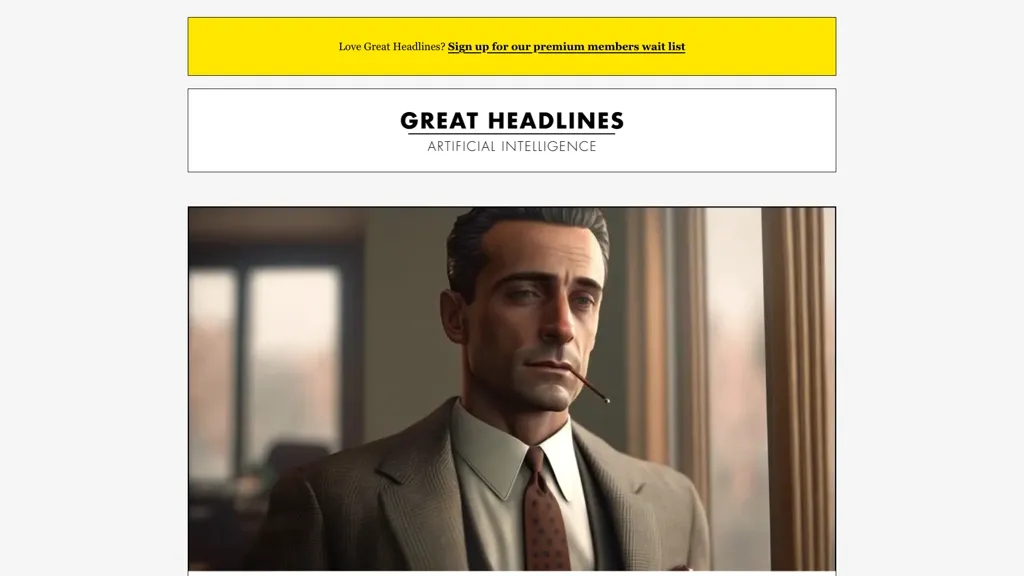 Great Headlines 官网截图