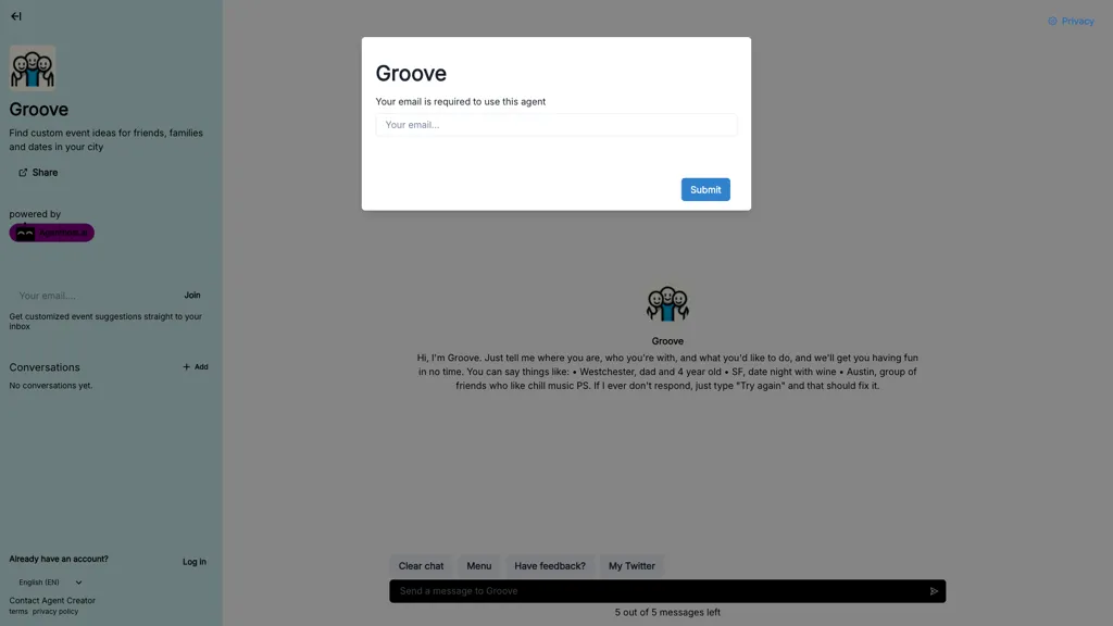 Groove 官网截图