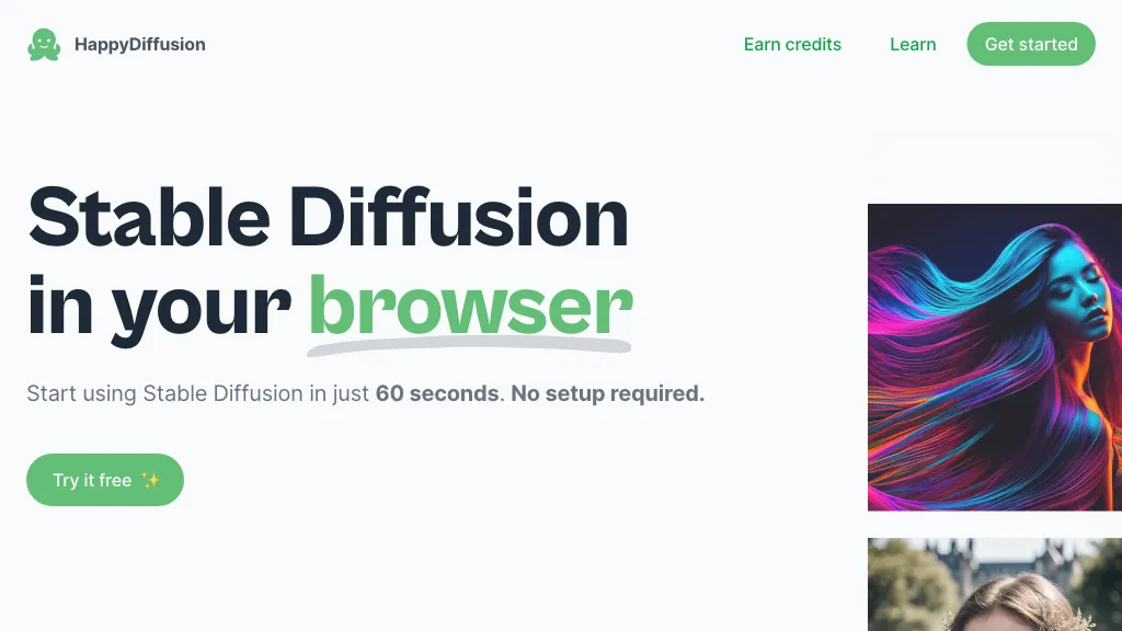 HappyDiffusion 工具截图