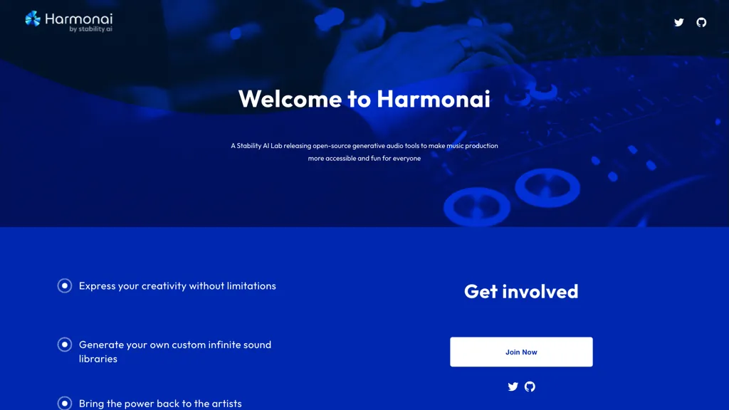 Harmonai 工具截图