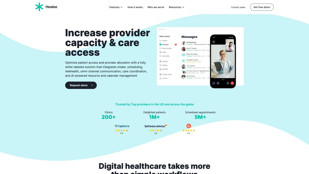 Healee 官网截图