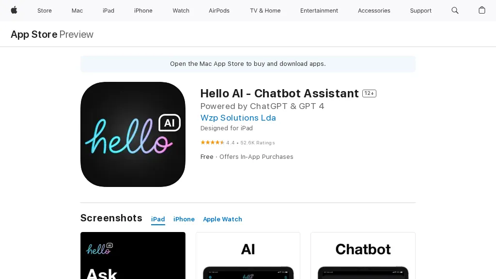 Hello AI 官网截图