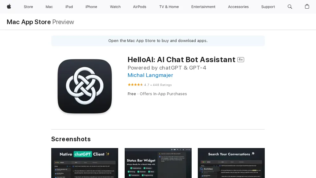 HelloAI 工具截图