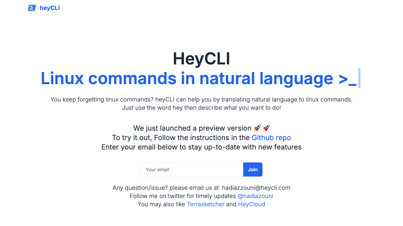 HeyCLI 工具截图
