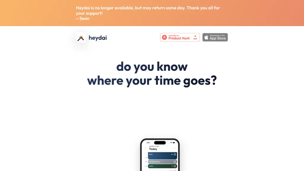 Heydai 官网截图