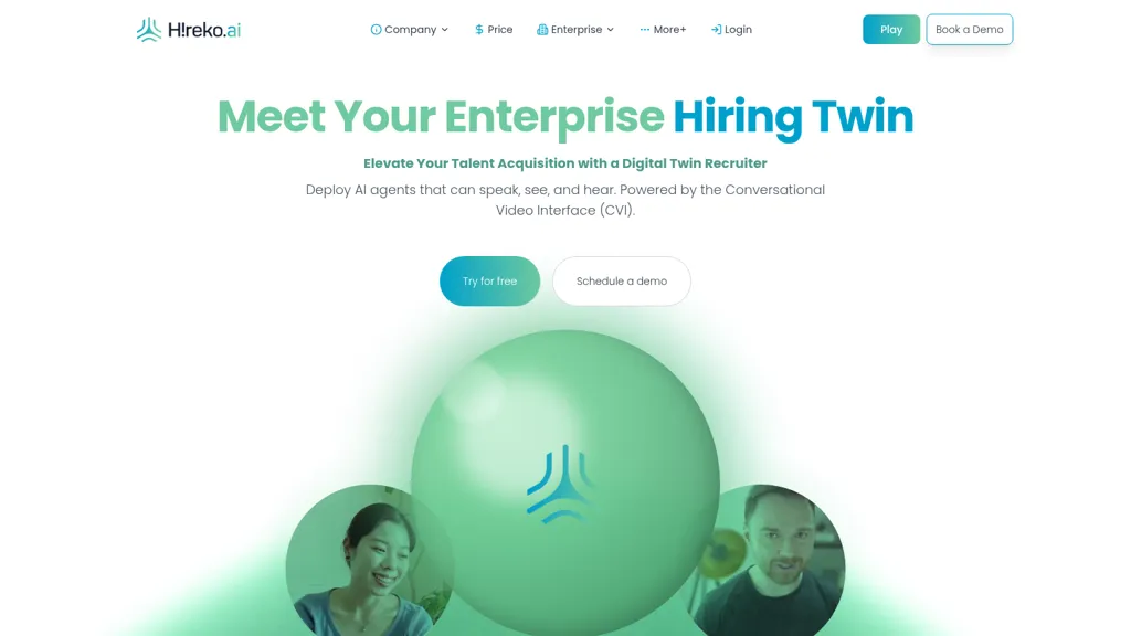 Hireko.Ai 官网截图