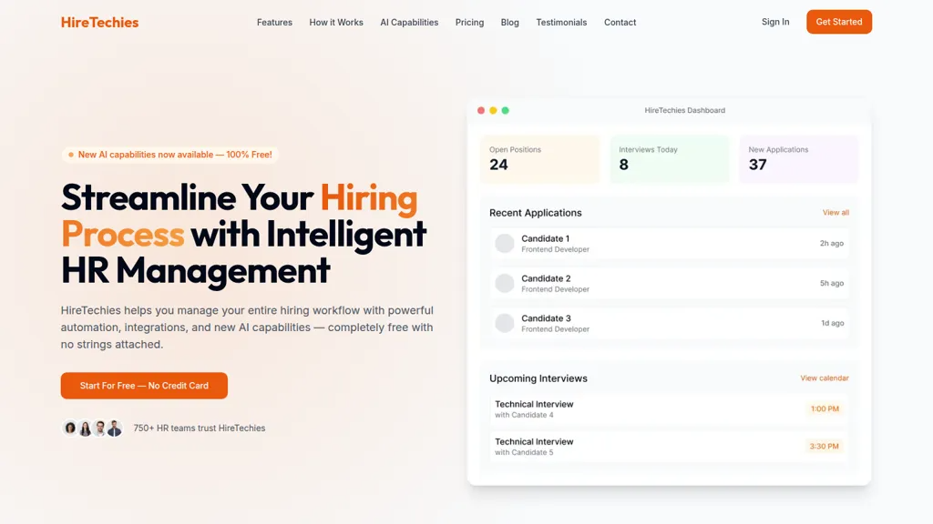 HireTechies 工具截图