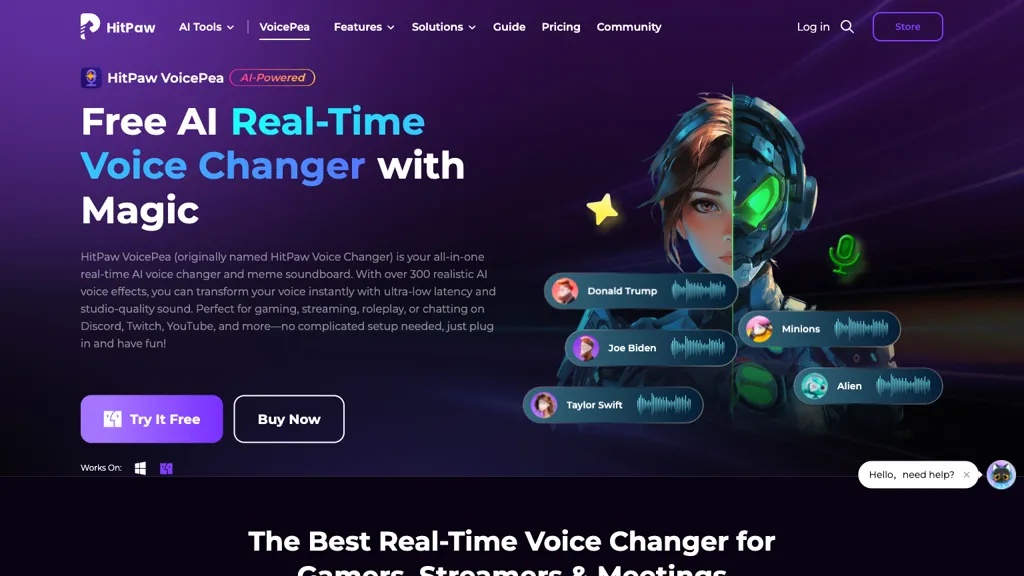 Hitpaw Voice Changer 工具截图