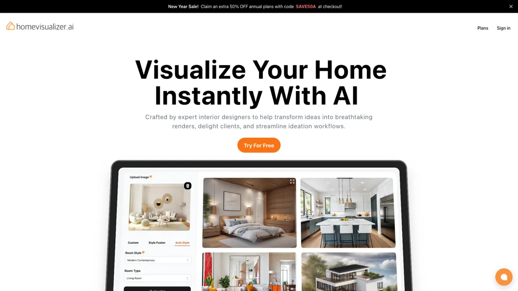 HomeVisualizer.AI 工具截图