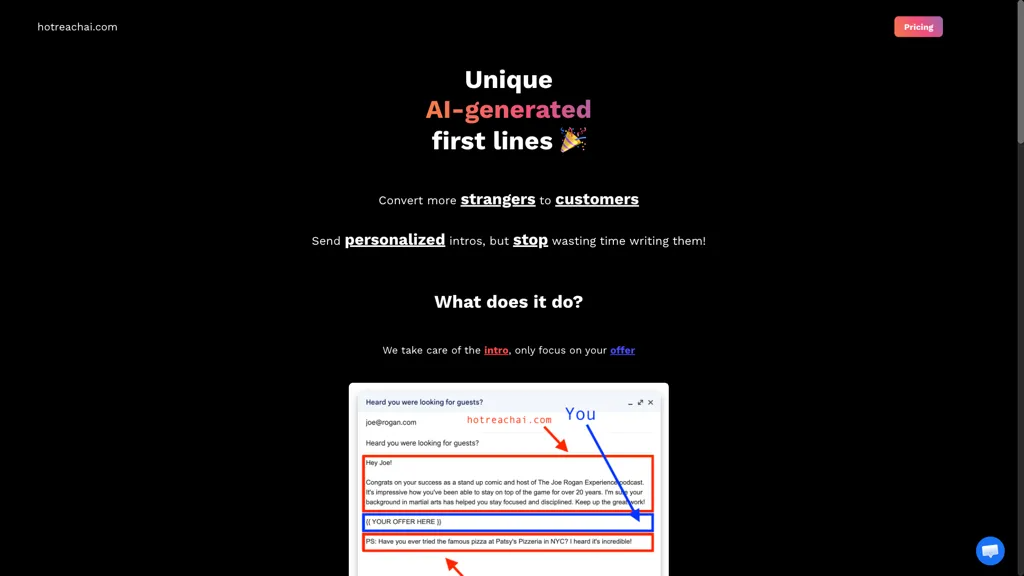 Hot Reach AI 工具截图