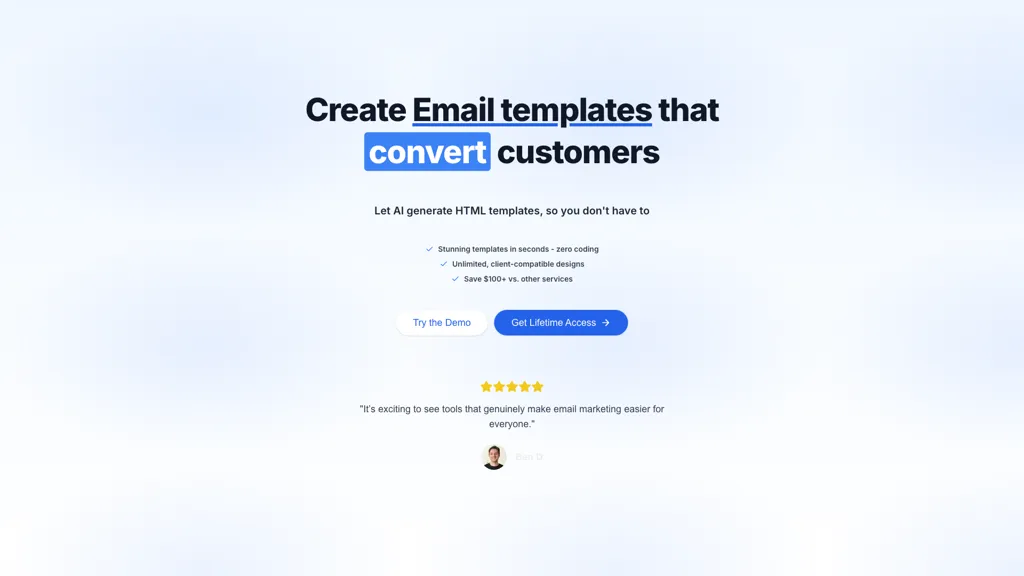 HTML Email 官网截图