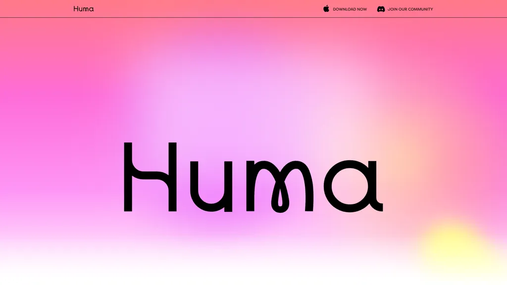 Huma AI 工具截图