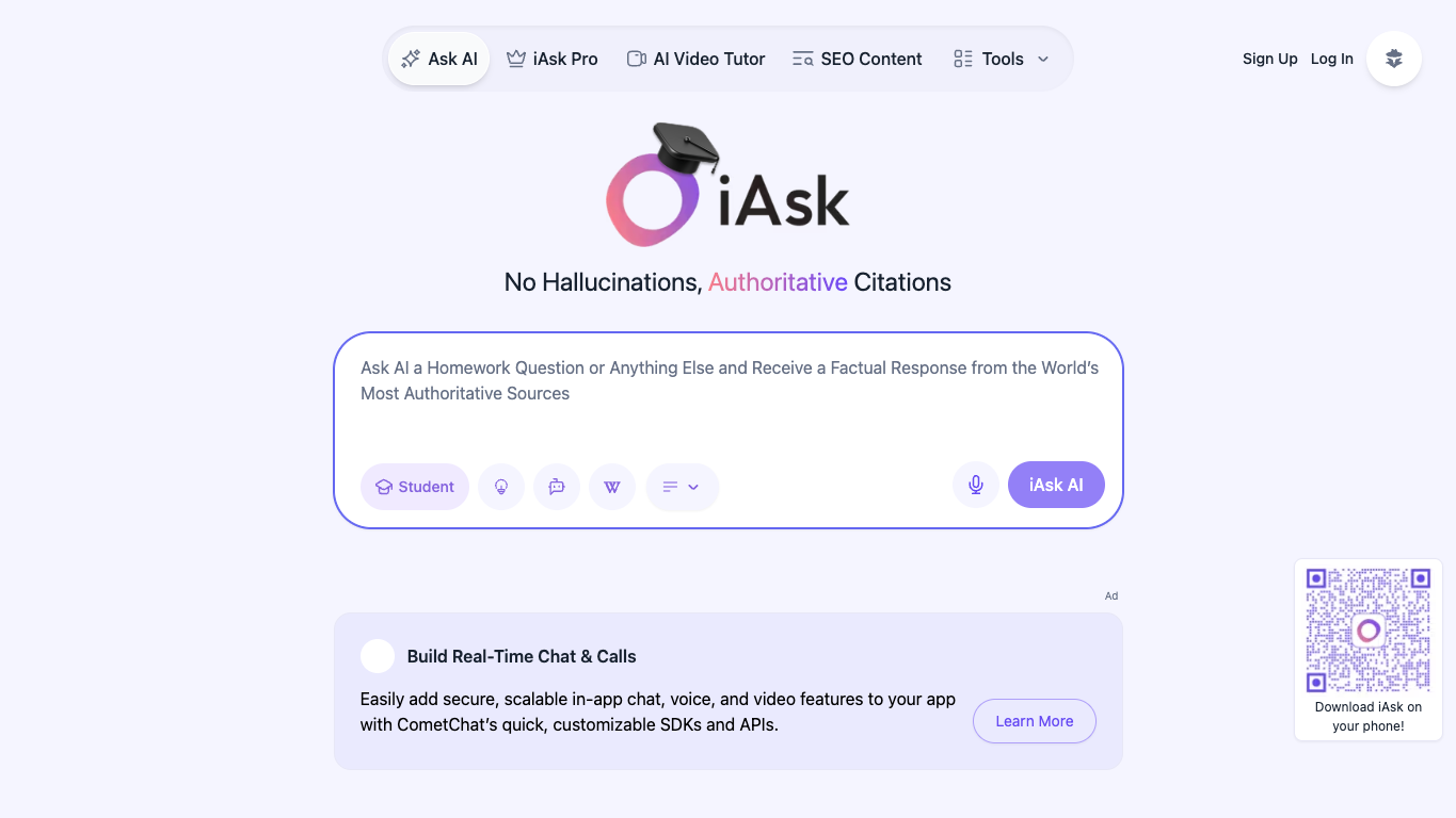 iAsk.ai 工具截图