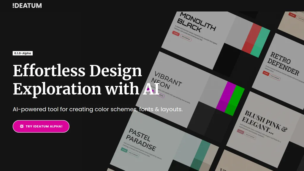 ideatum.ai 官网截图