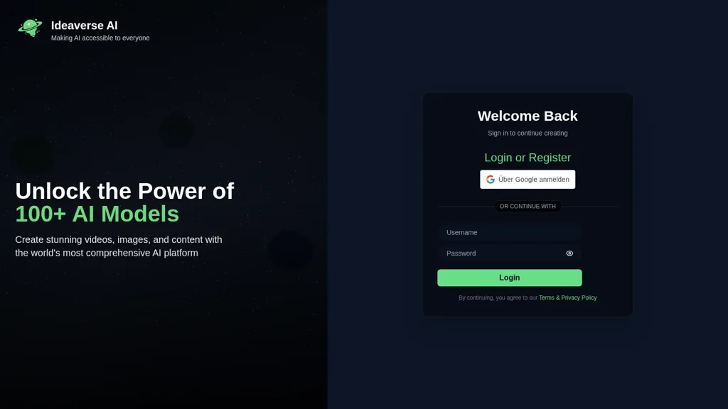IdeaverseAI 工具截图