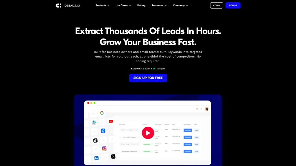 IGLeads 工具截图