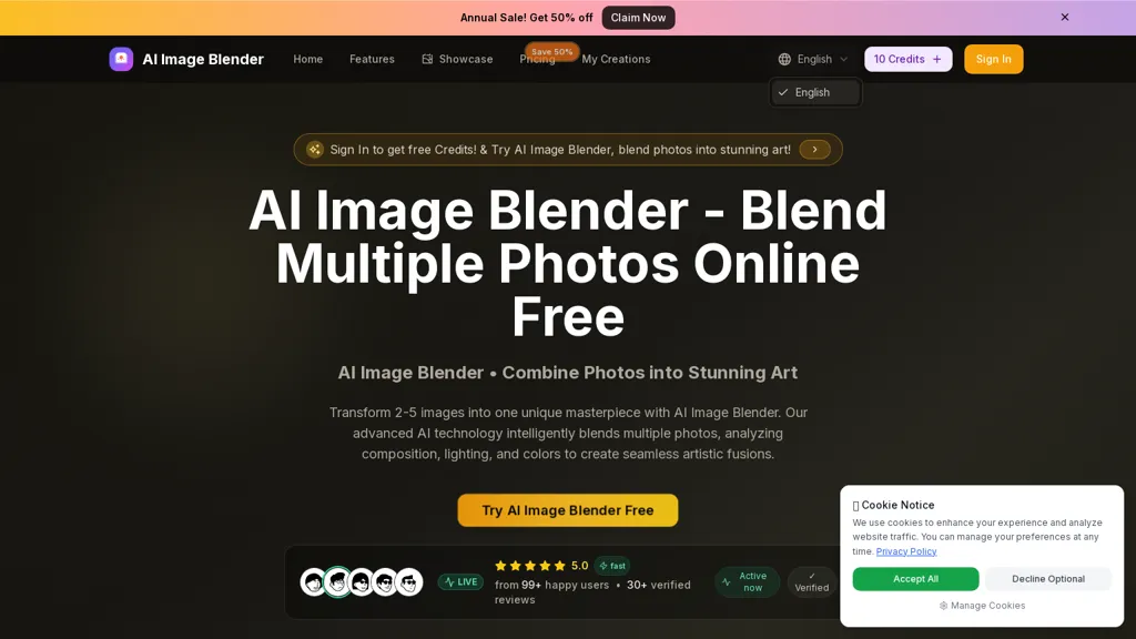 ImageBlender.app 官网截图