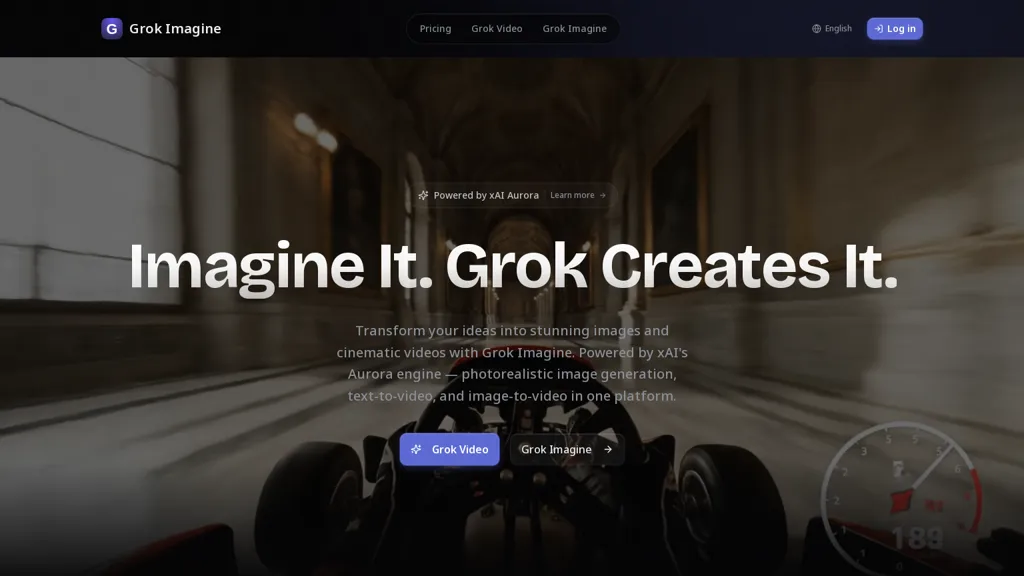 imagine-grok.com 官网截图