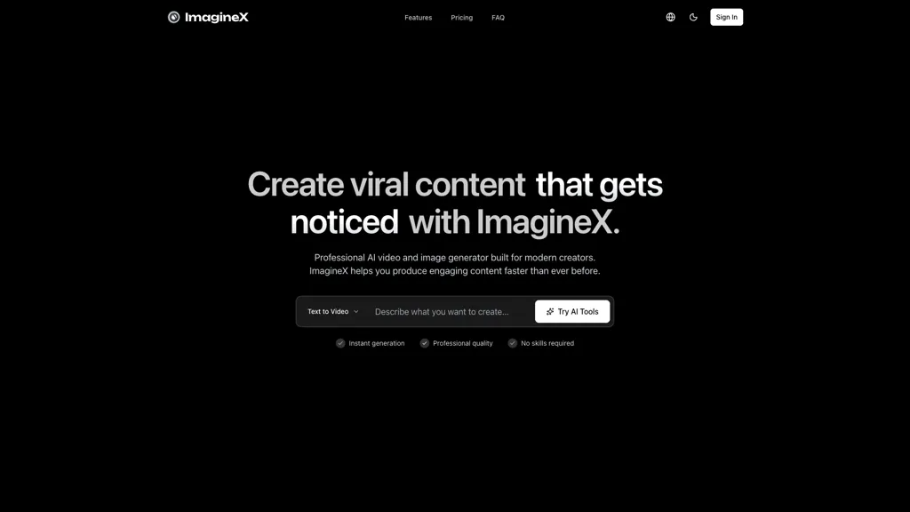 ImagineX 工具截图