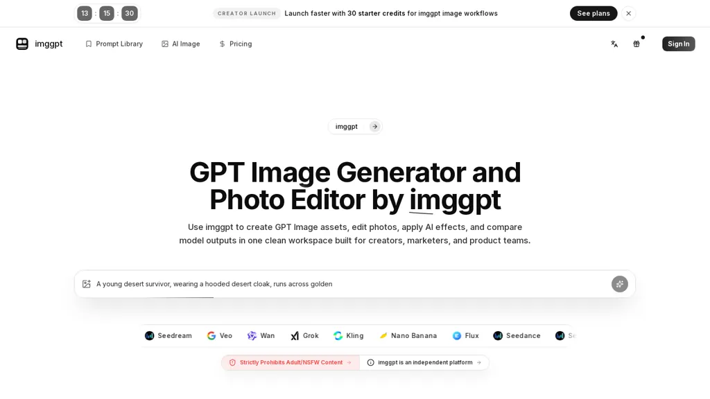 IMGGPT.io 工具截图