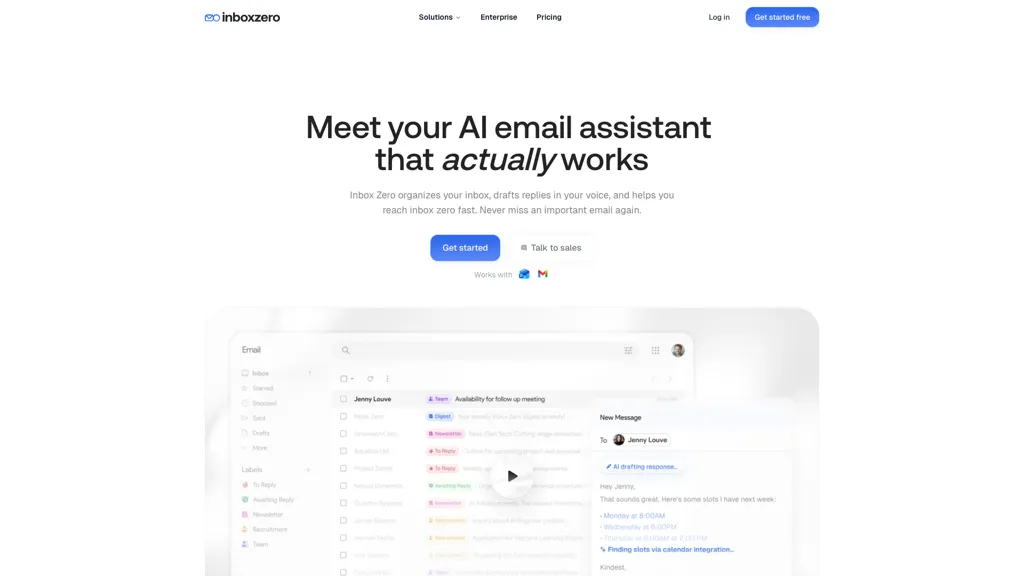 Inbox Zero 官网截图