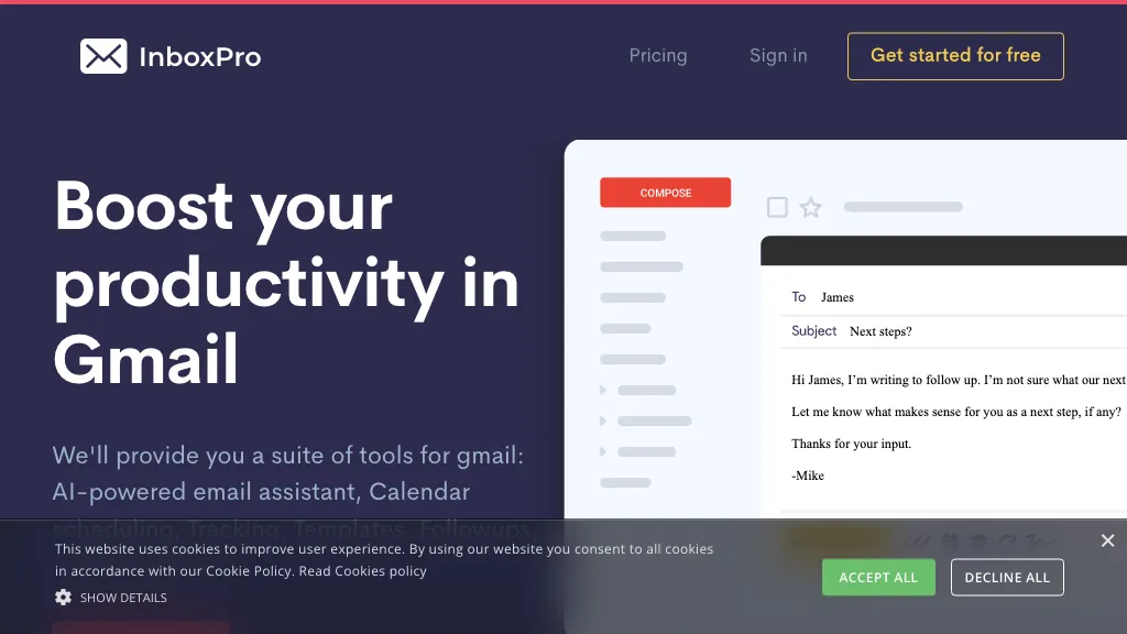 InboxPro 工具截图