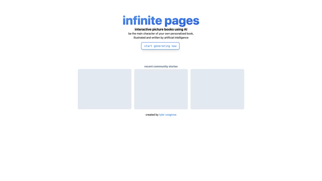 Infinite Pages 官网截图