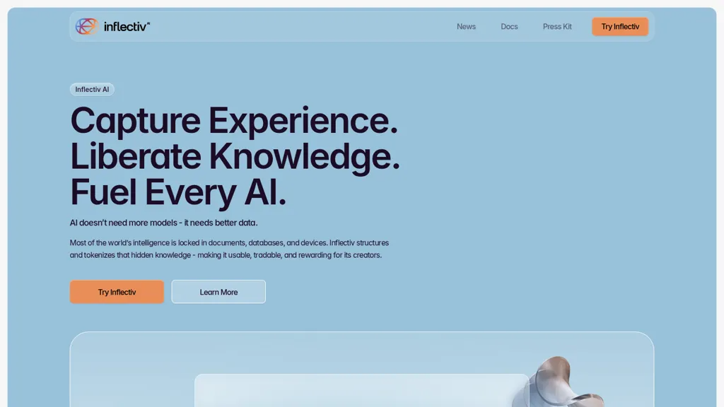 Inflectiv.ai 官网截图
