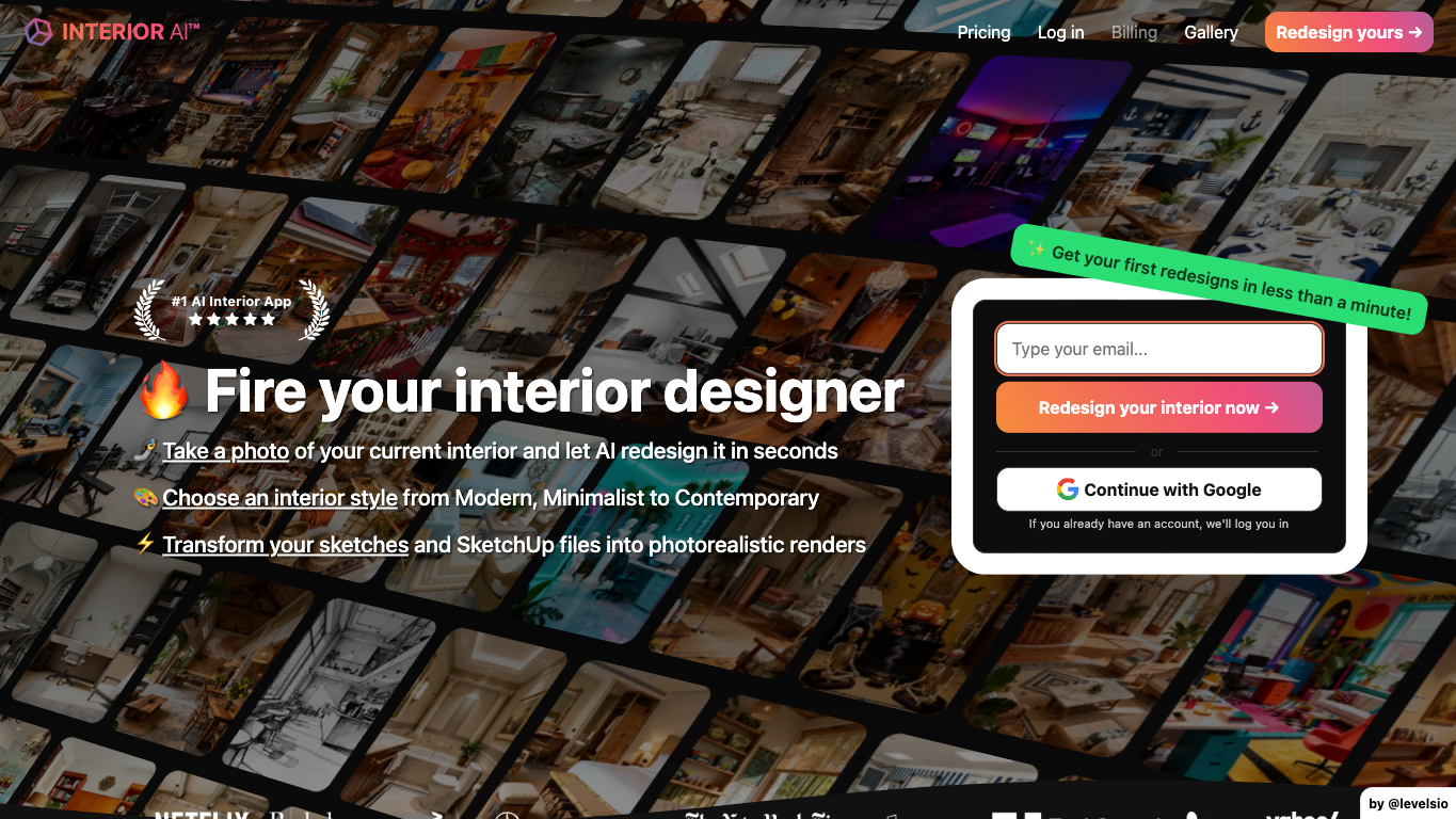 InteriorAI 工具截图