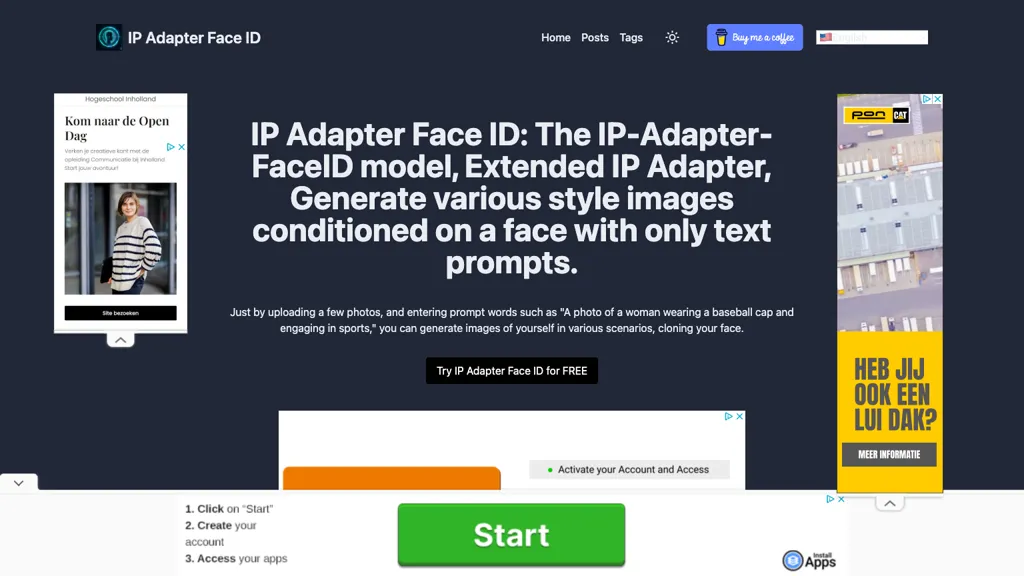 IP Adapter FaceID 工具截图