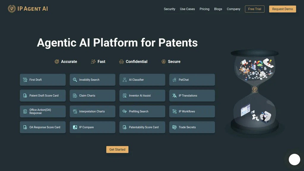 ipagent.ai 官网截图