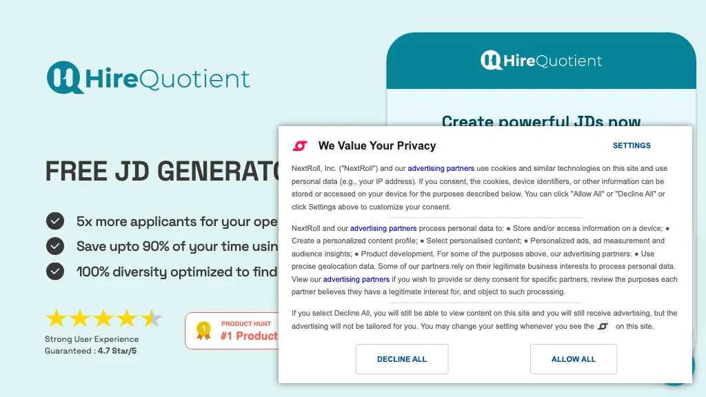 JD Generator 官网截图
