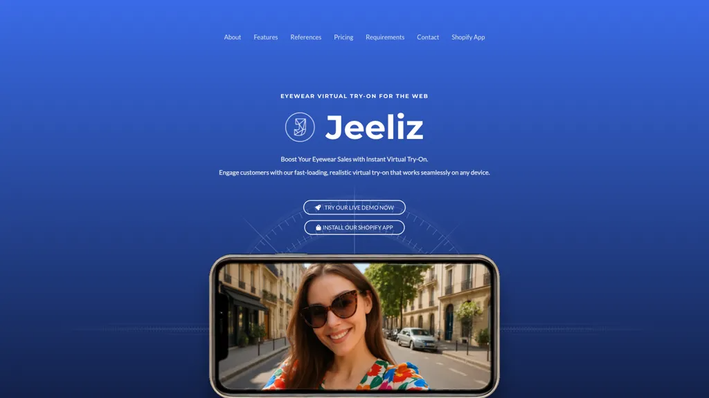jeeliz.com 官网截图