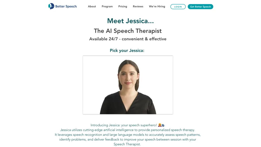 Jessica by BetterSpeech 工具截图