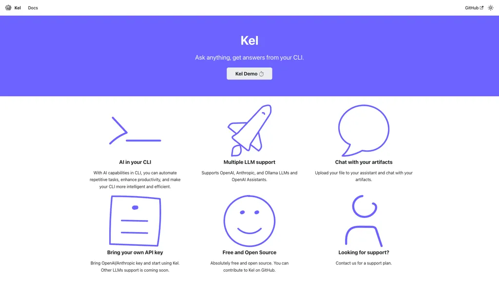 Kel 官网截图