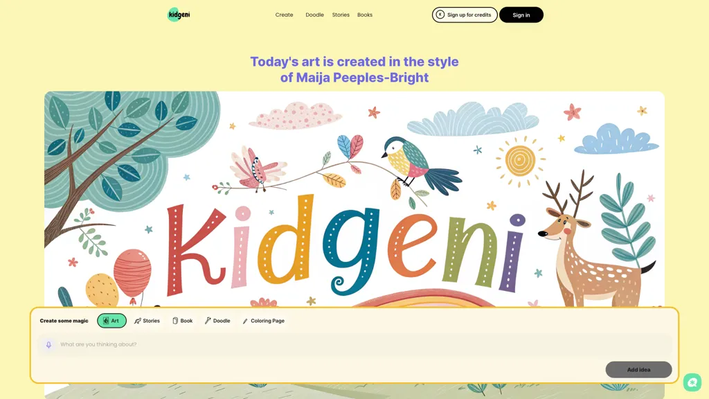 KidGeni 官网截图
