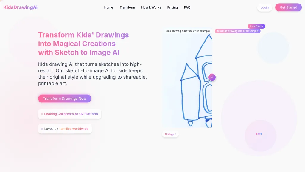 Kids Drawing AI 工具截图