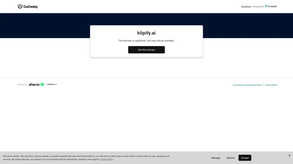 Klipify 官网截图