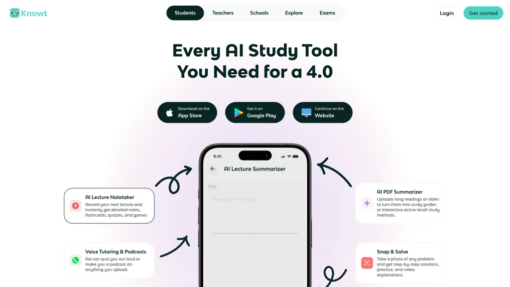 knowt.com 官网截图