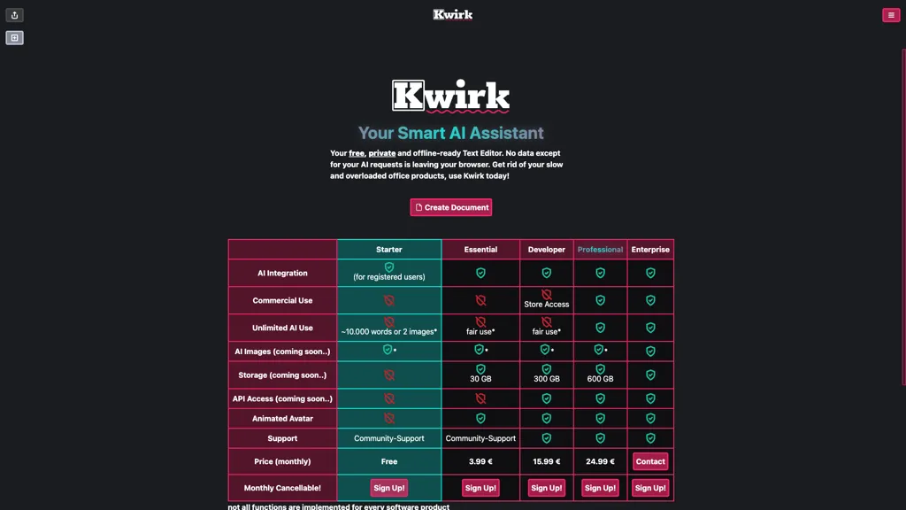 Kwirk 工具截图