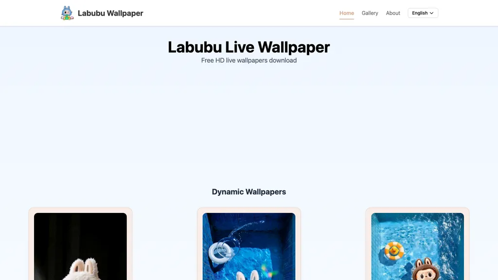 Labubu live wallpaper 官网截图