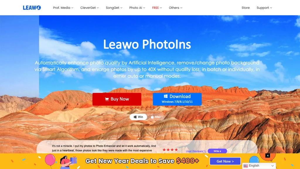 Leawo PhotoIns 官网截图