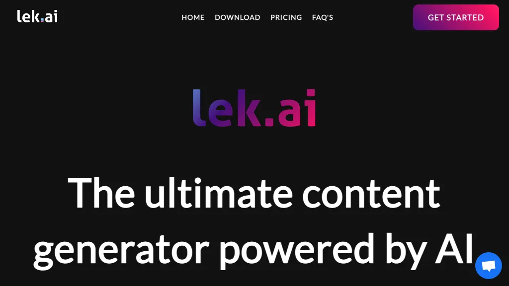 Lek 官网截图