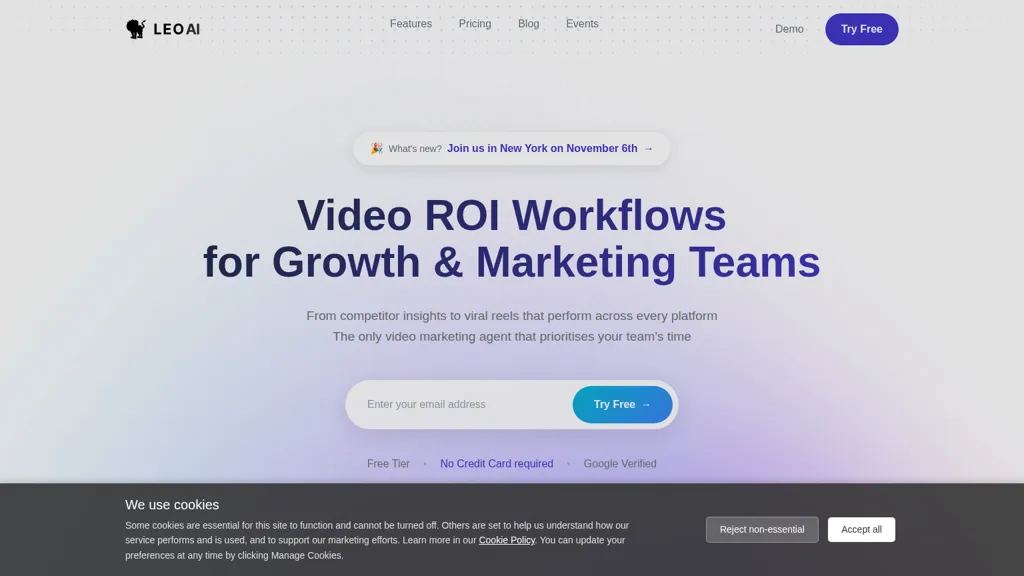 Leo.AI 官网截图