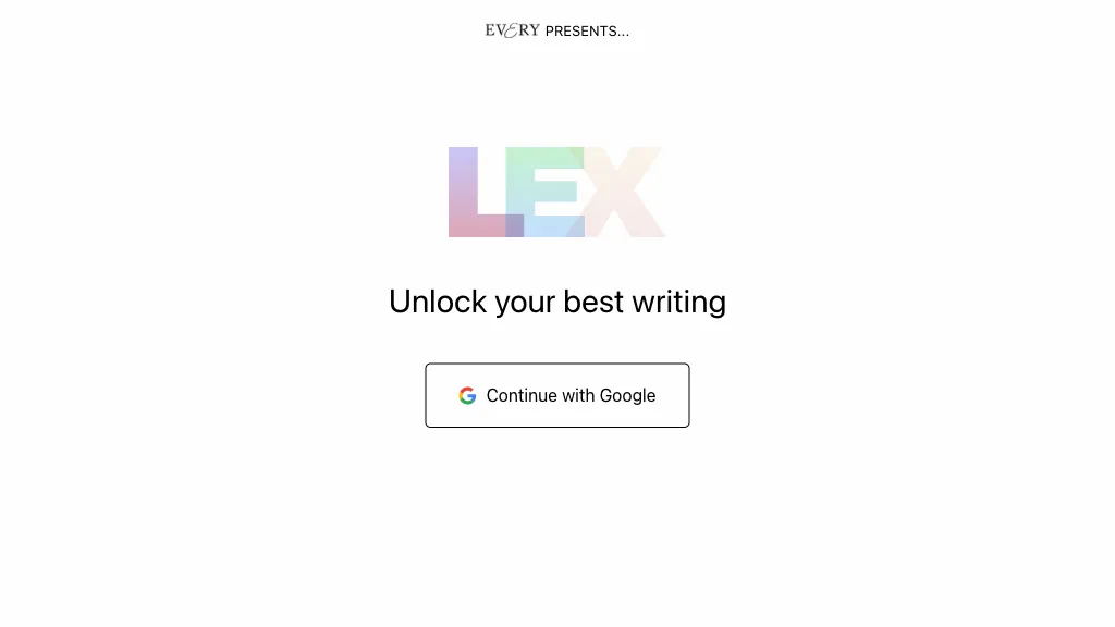 Lex 官网截图